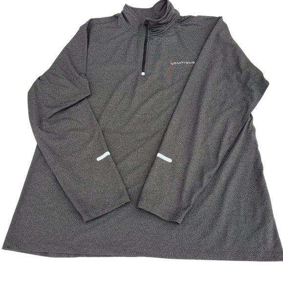 Younique Other - Younique 1/4 Zip Pullover Jacket Thermal Layer Men's 2XL Gray